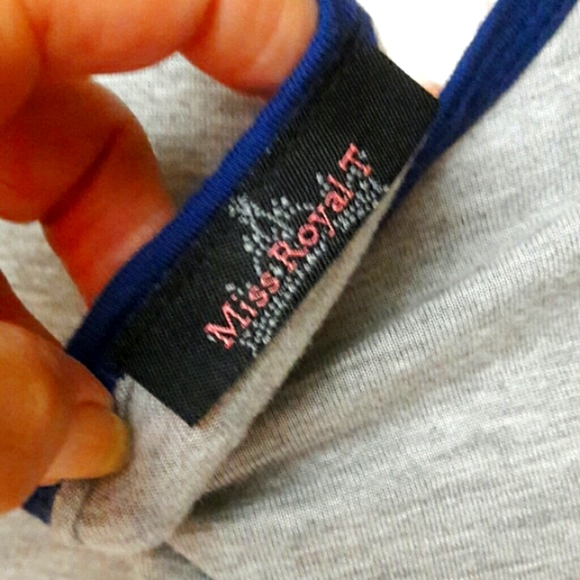 Miss Royal T Happy Camper Crop Tee - Picture 4 of 4